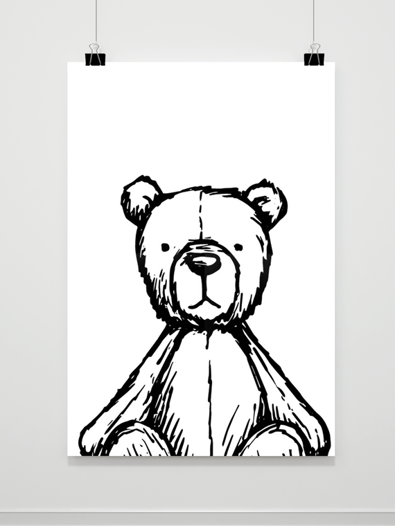 Plakat Teddy Bear