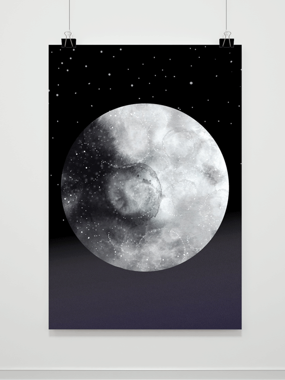 Plakat Moon Night