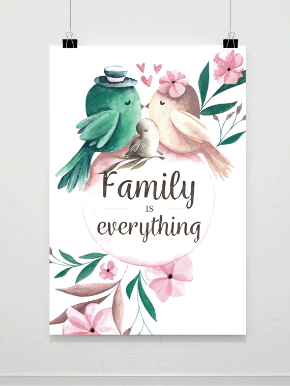 Plakat Family