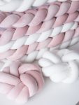 Poduszka knot pillow Aksamit Super Soft pudrowy róż