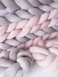 Poduszka knot pillow Aksamit Super Soft pudrowy róż