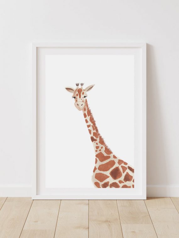 Plakat Żyrafa